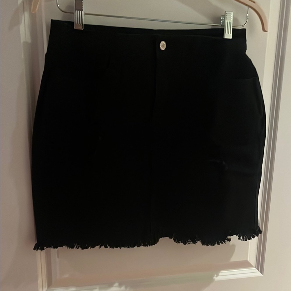 Denim Black Jean Skirt xl